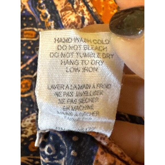 Ulla Johnson Blouse Joni Size 6 Blouse Top Abstract Floral Cotton Puff Sleeve - Picture 11 of 14